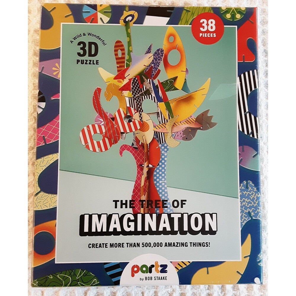 Tree of Imagination: A Wild and Wonderful 3-D Puzzle: 37 Pieces - New Fast Ship!